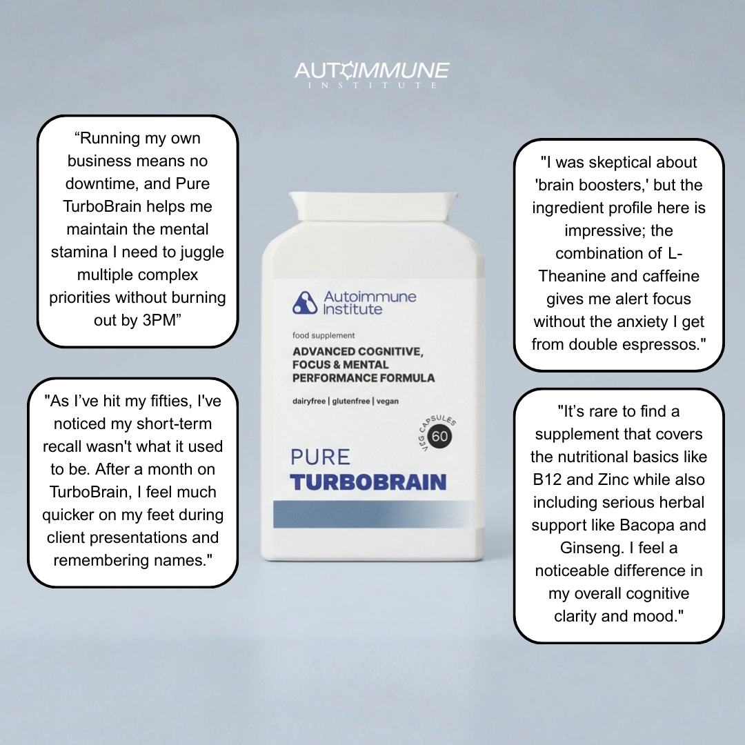 Pure TurboBrain | Research-Backed Nootropic for Focus, Performance & Recall