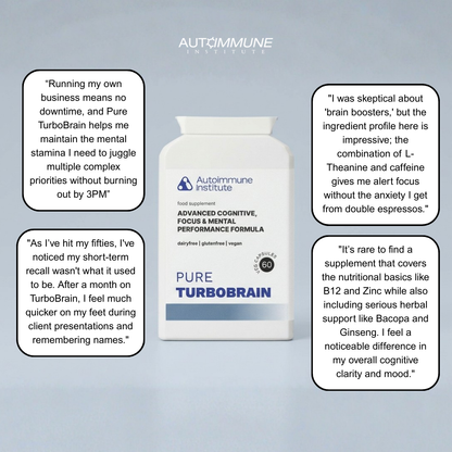 Pure TurboBrain | Research-Backed Nootropic for Focus, Performance & Recall